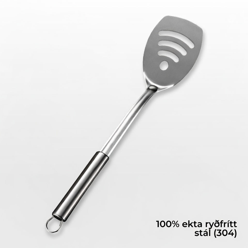 Nauðsynlegt eldhústólasett úr ryðfríu stáli