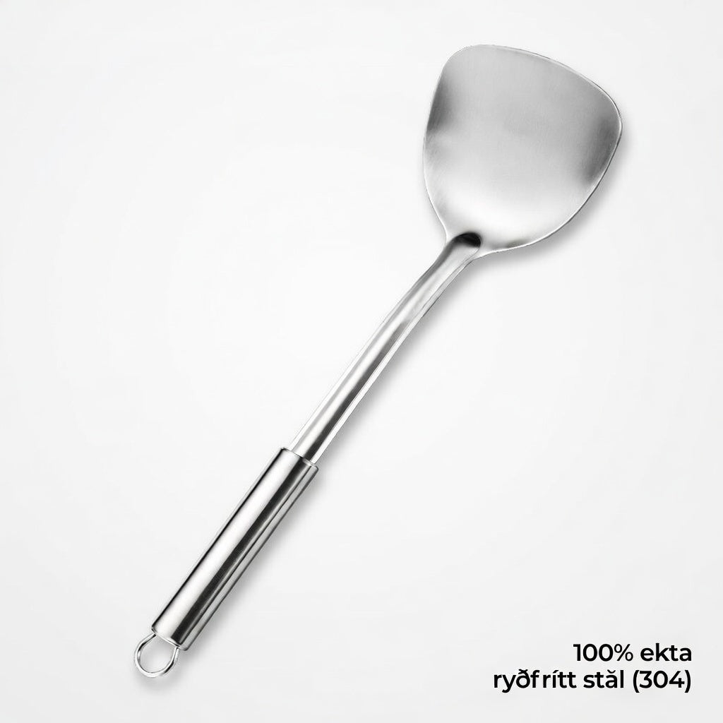 Nauðsynlegt eldhústólasett úr ryðfríu stáli