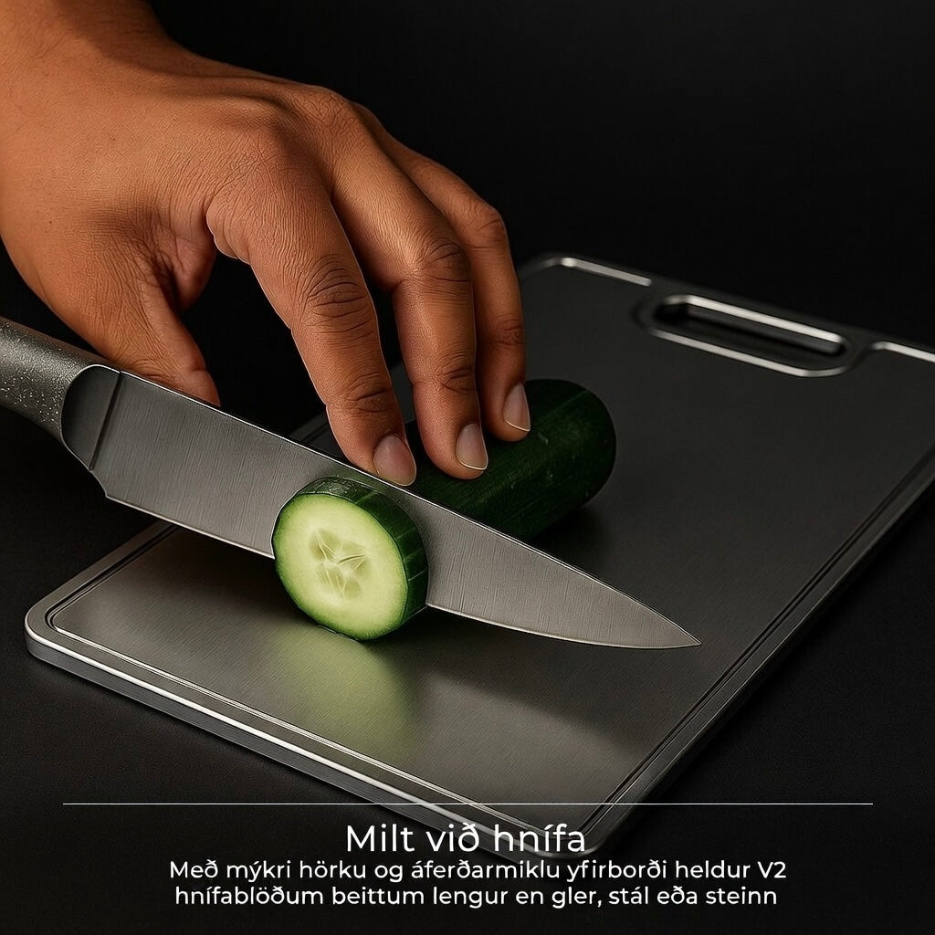 100% hreinn títan skurðbrett