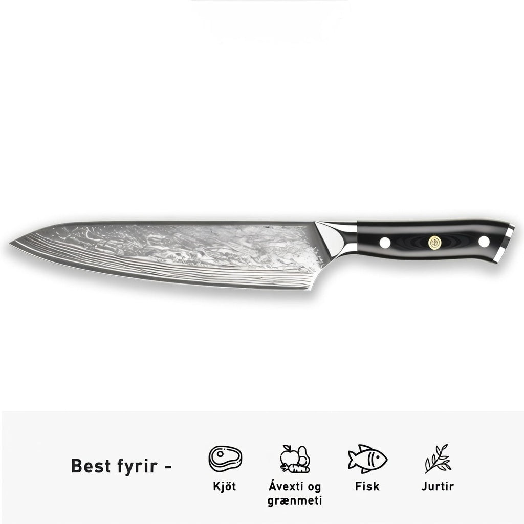 Kurogane Pro Black (プロブラック) - Damaskus-stál hnífar