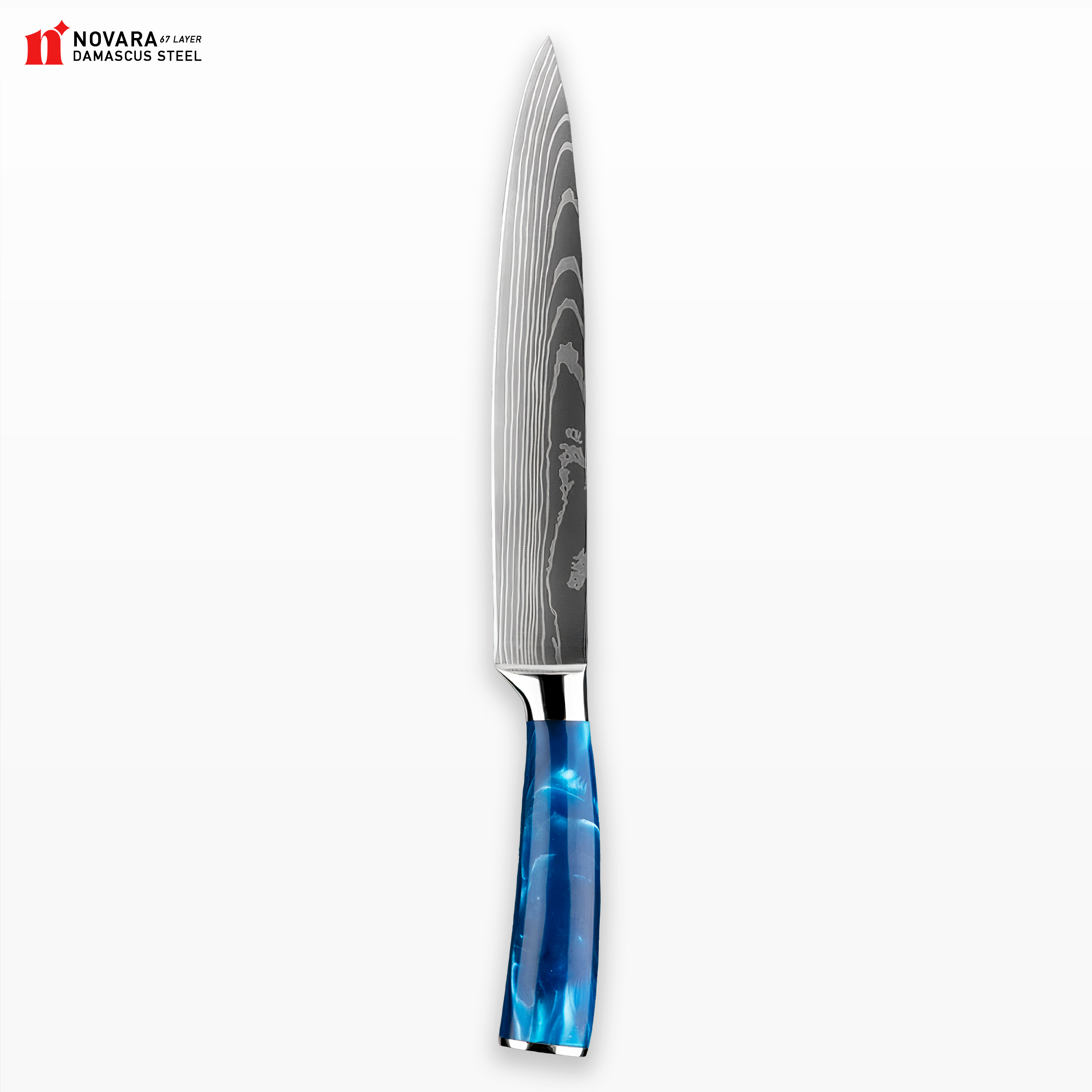 Kurogane Mottomo (mest bláir) - Damascus-stál hnífar