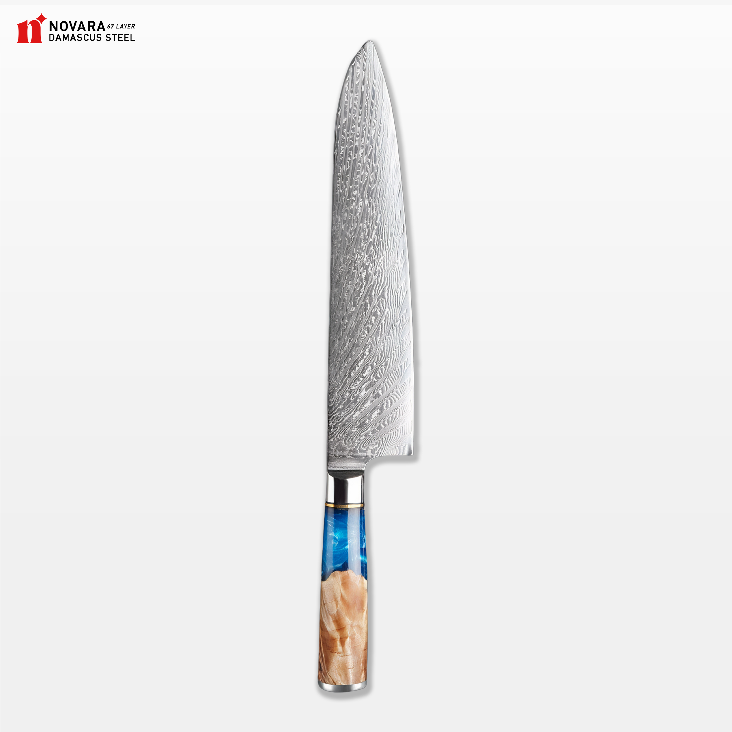 Kurogane Tsunami (ウェーブナイフ) - Damaska stál hnífar