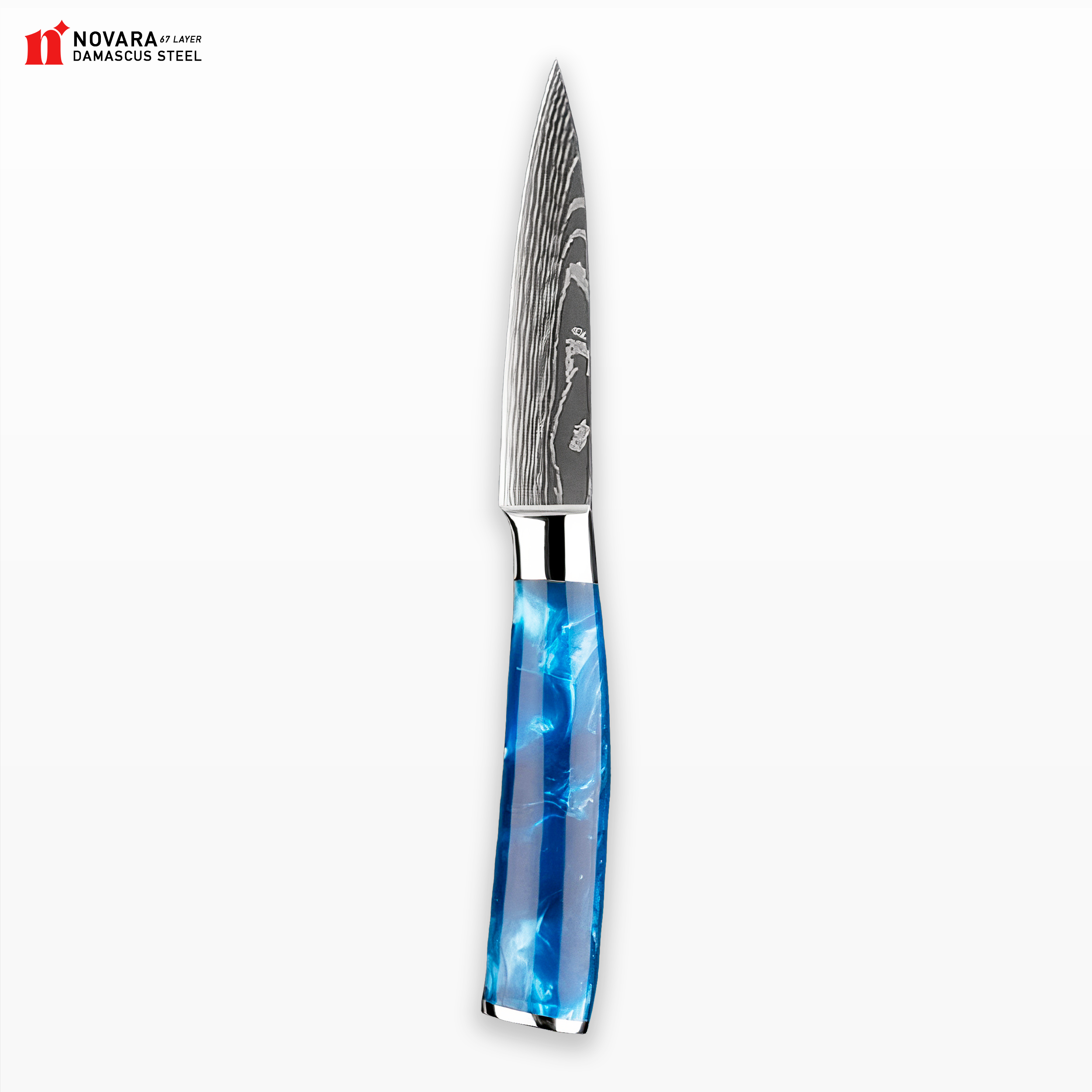 Kurogane Mottomo (mest bláir) - Damascus-stál hnífar