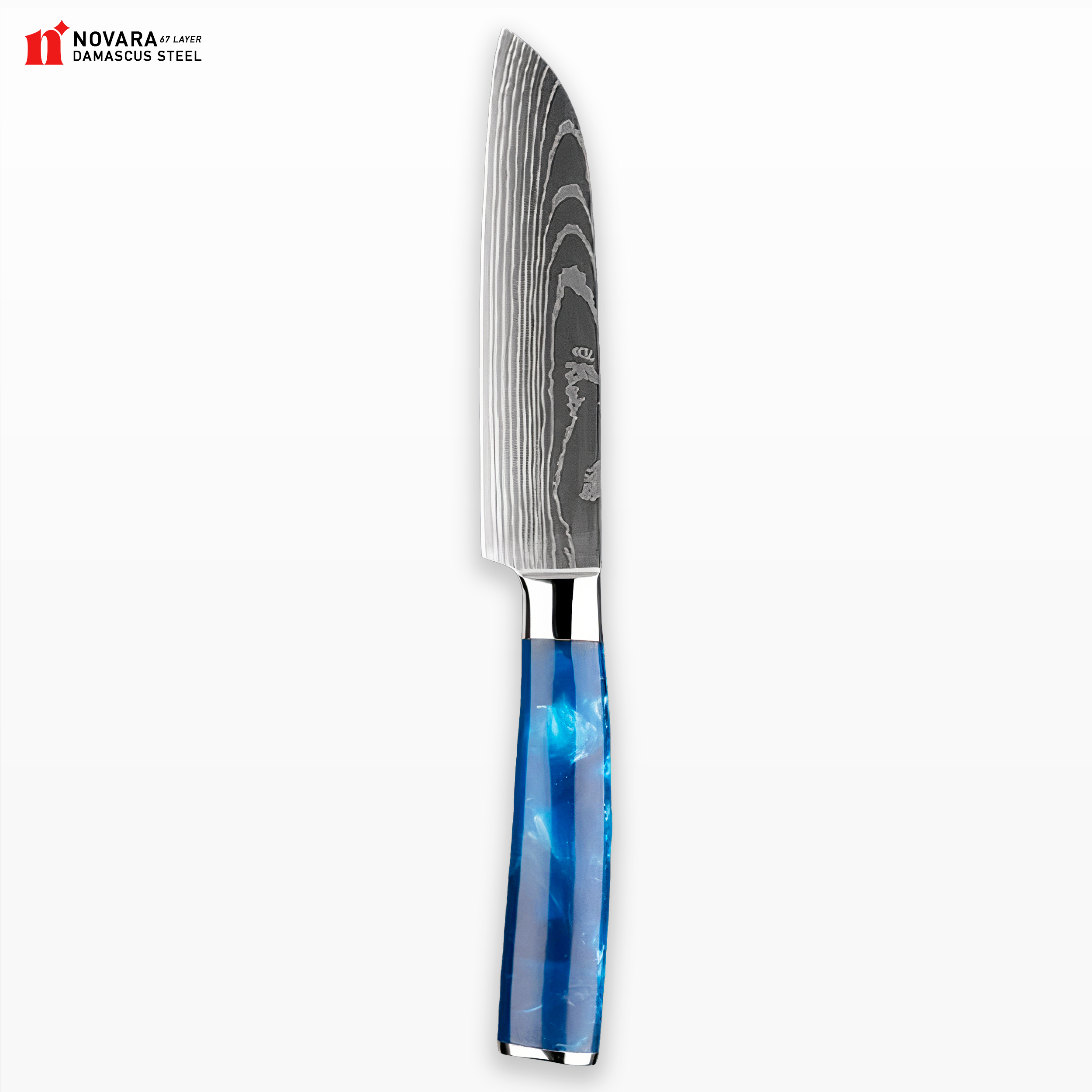 Kurogane Mottomo (mest bláir) - Damascus-stál hnífar